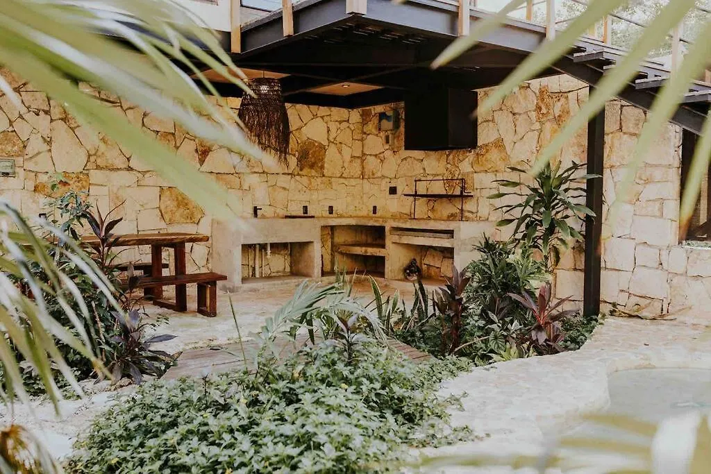 Prázdninový dům Vila Luxury Treehouse Tulum Jungle /Casa Danzantes Mexiko